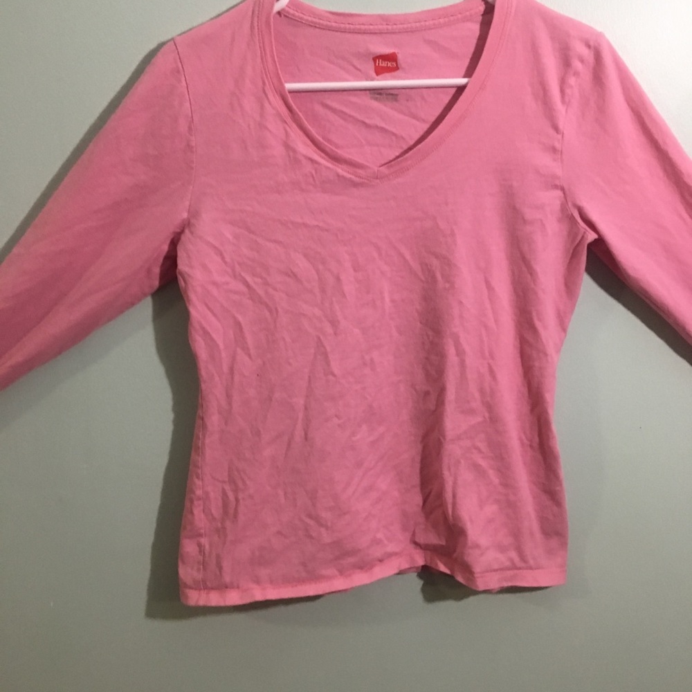 Pink Long Sleeve Shirt